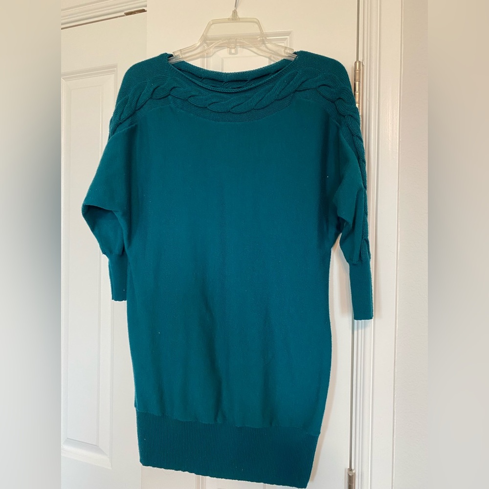 Dark Green Tunic/Sweater Dress